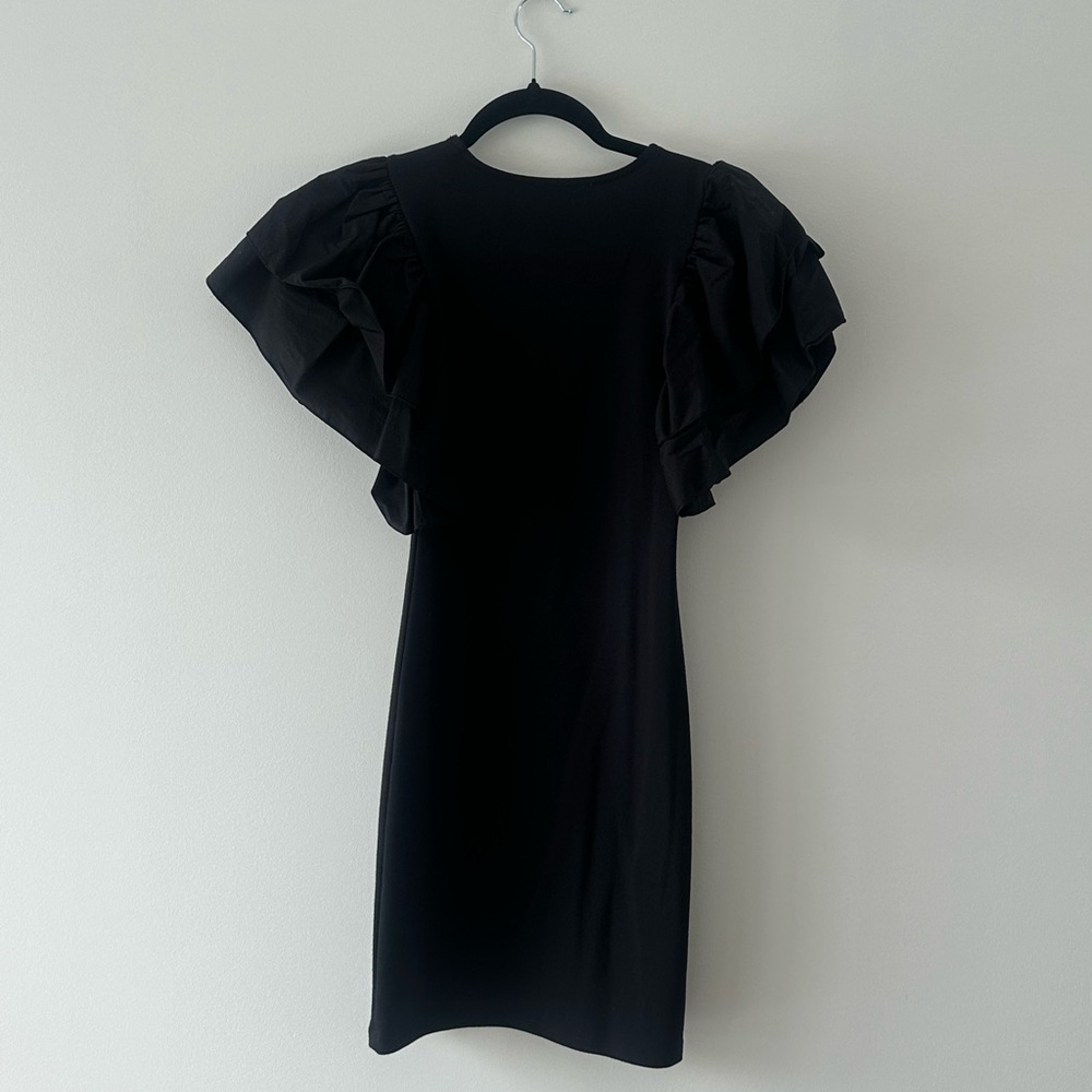 Zara Ruffle Sleeve Mini Dress - Picture 2 of 3